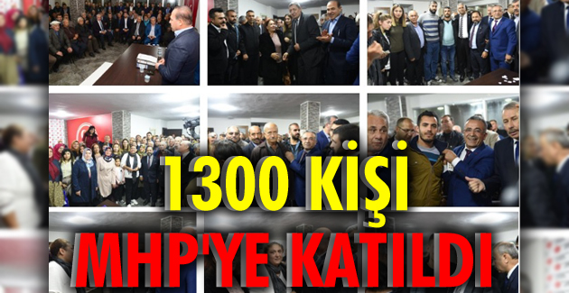 Sarıçam’da 1300 kişi MHP’ye katıldı