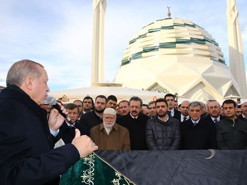Cumhurbaşkanı Erdoğan, İTO Başkanı Çağlar’ın Cenaze Törenine Katıldı