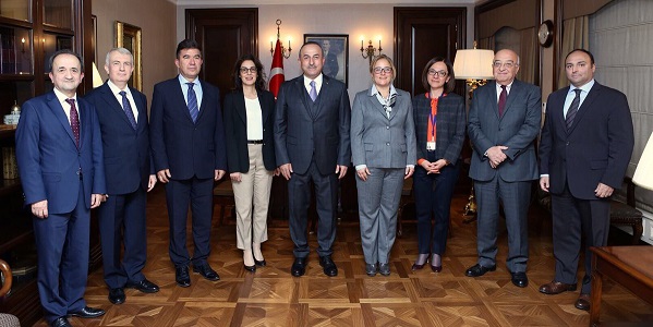 Dışişleri Bakanı Mevlüt Çavuşoğlu’nun Atanan Büyükelçilerimizi kabulü