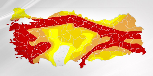 İşte Türkiye’nin yeni deprem haritası!