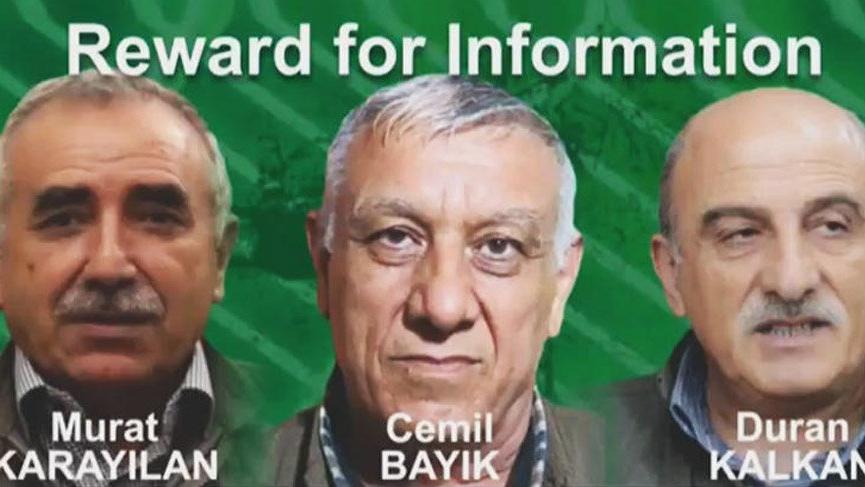 ABD, PKK’nın elebaşları için toplamda 12 milyon dolar ödül koydu