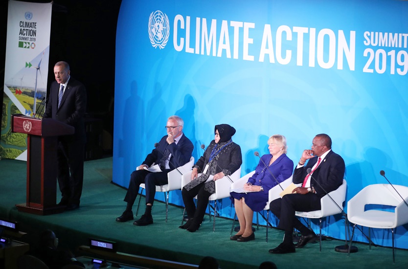 Cumhurbaşkanı Erdoğan, BM İklim Eylemi Zirvesi’ne katıldı