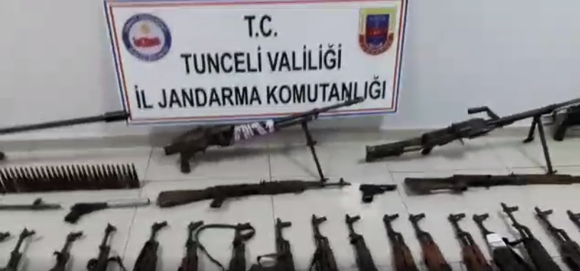 Tunceli Kırsalında 8 Sığınak İmha Edildi