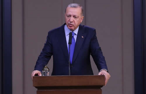 Cumhurbaşkanı Erdoğan ABD’ye hareketinden önce basın toplantısı düzenledi