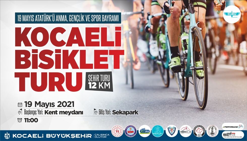 Kocaeli’nde 19 Mayıs bisiklet turu düzenlenecek