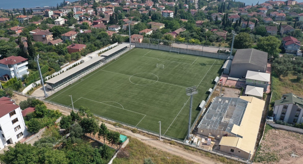 Tavşancıl Salih Gün Stadı Sporcu Kamp Merkezi’nde sona doğru