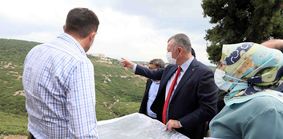 Dilovası Hastane yolu için viyadük yapılıyor