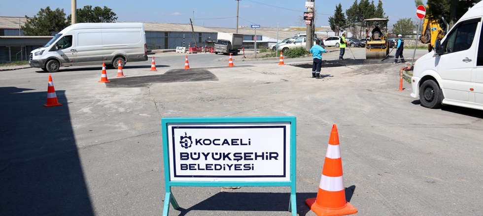 Gebze ve Çayırova’da yol onarımları yapıldı