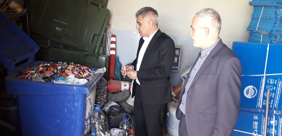 Körfez’de 1 yılda 1,6 ton atık pil toplandı