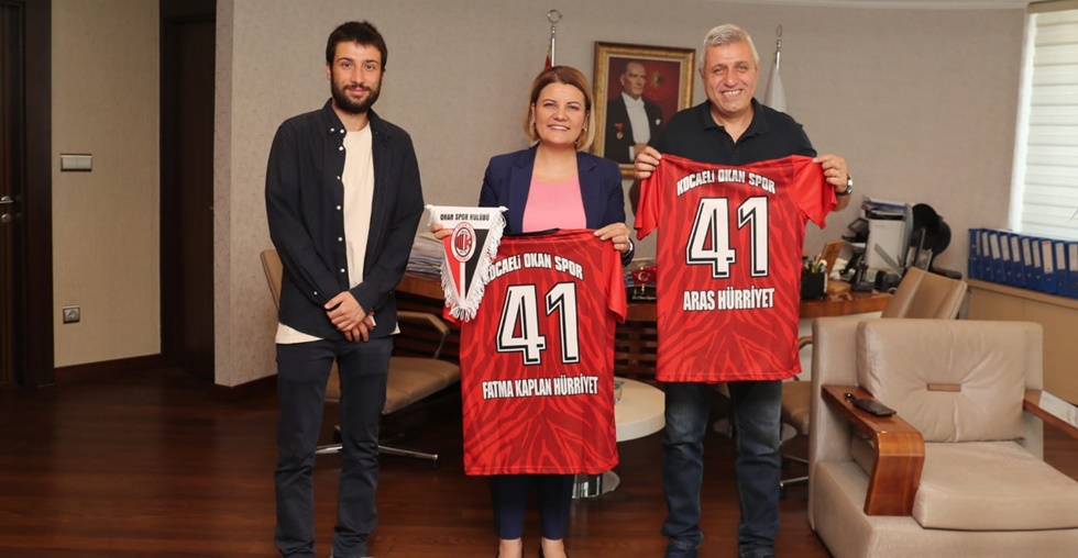 Başkan Hürriyet, Okan Spor Kulübü Antrenörlerini ağırladı