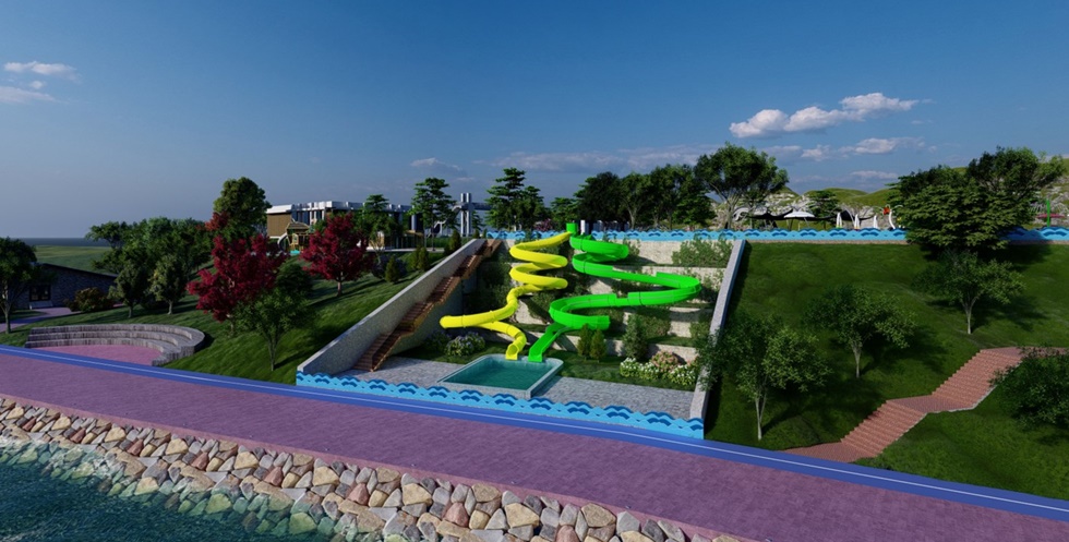 Değirmendere’ye çift kaydıraklı aquapark