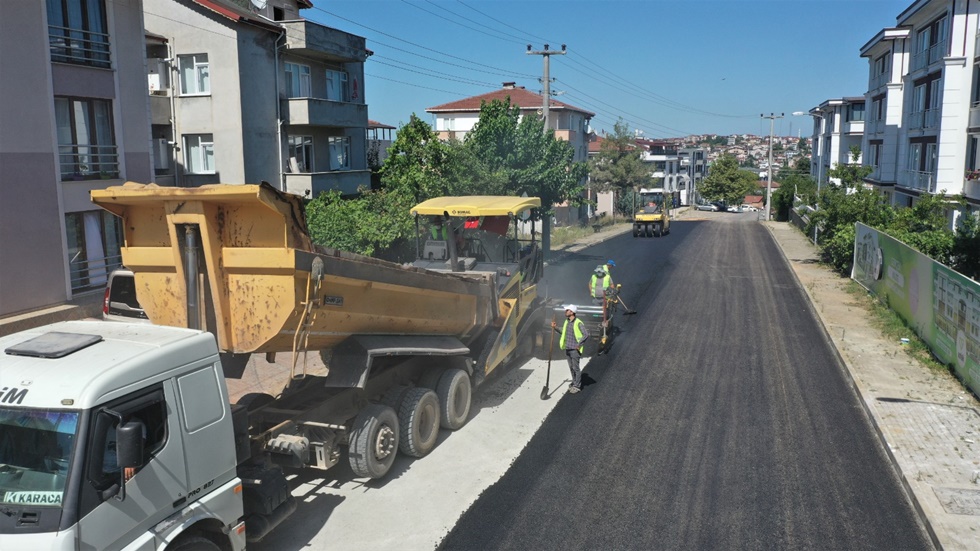 Başiskele’ye Yepyeni Asfalt Yollar