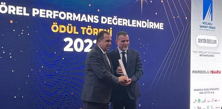 Anadolu Isuzu’ya Kocaeli Sanayi Odası’ndan ‘Sektörel Performans’ Ödülü