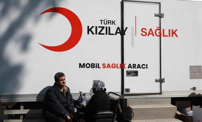 Kızılay Mobil Sağlık Araçları İlk Gün 600 Depremzedeye Ulaştı