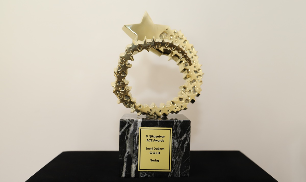 SEDAŞ “Müşteri deneyimini en iyi yöneten marka” ödülü aldı