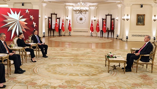 Cumhurbaşkanı Recep Tayyip Erdoğan, NTV ve Star TV ortak canlı yayınında gazetecilerin sorularını yanıtladı