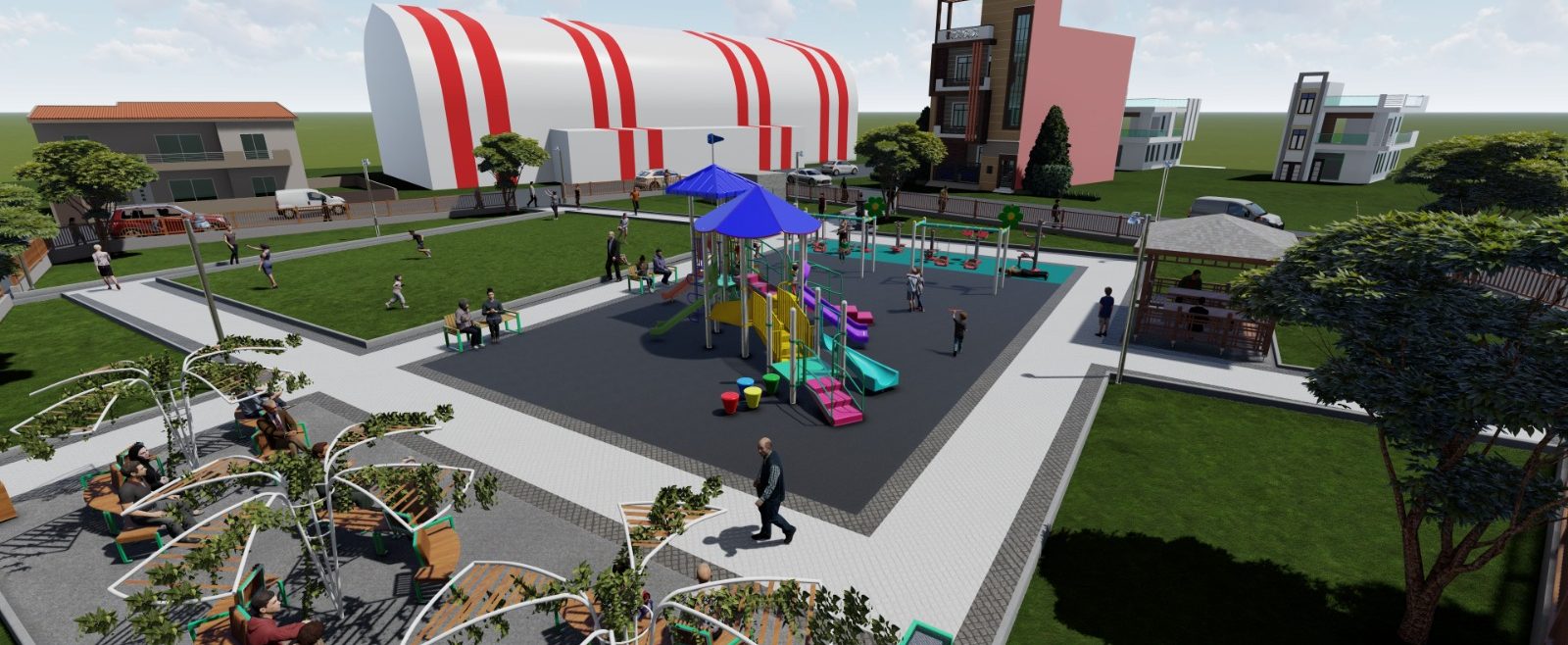 İzmit Belediyesi Alikahya’da  öz kaynaklarıyla yeni park inşa ediyor