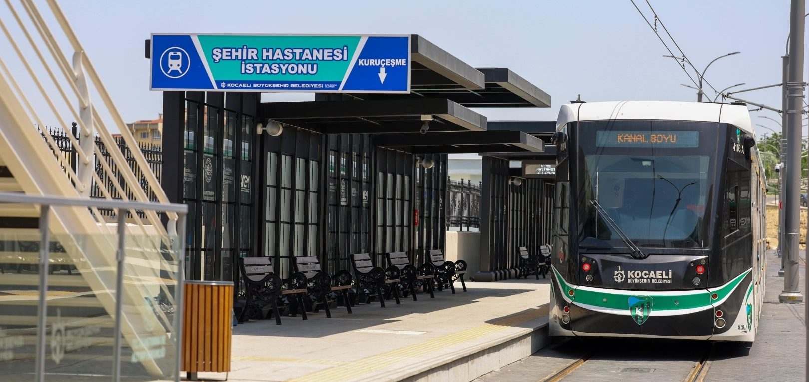 Şehir Hastanesine 15 dakikada bir tramvay