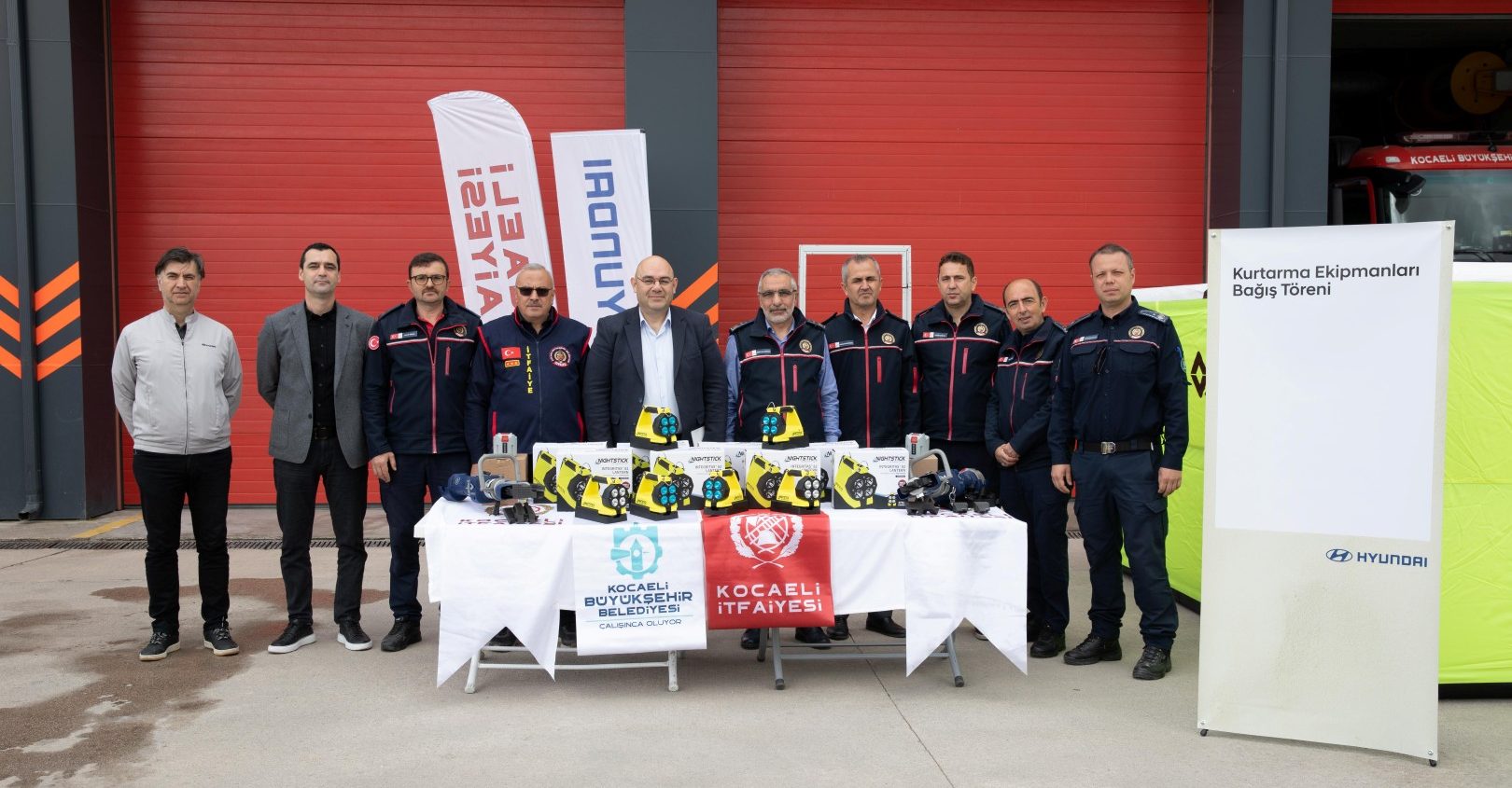 Hyundai’den Kocaeli İtfaiyesi’ne ekipman desteği