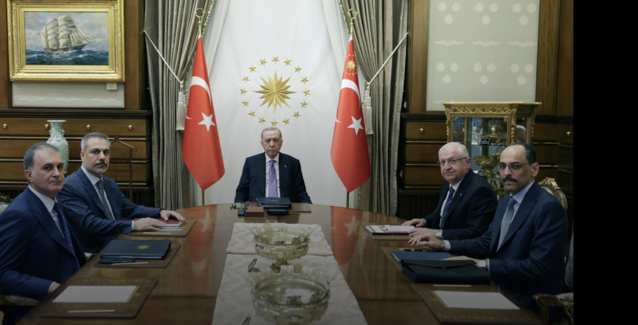 Cumhurbaşkanı Erdoğan başkanlığında güvenlik toplantısı yapıldı