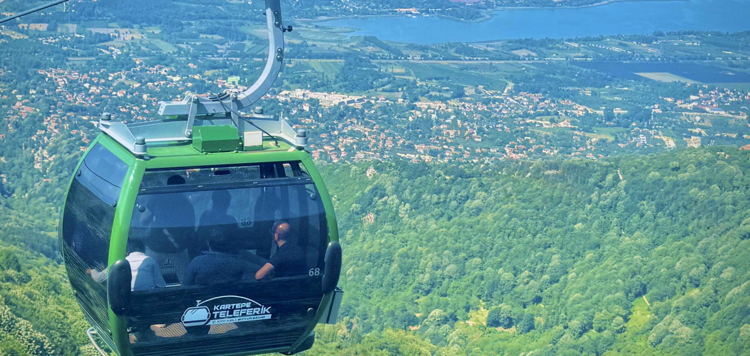 Kartepe Teleferik, bayramda ilgi odağı oldu
