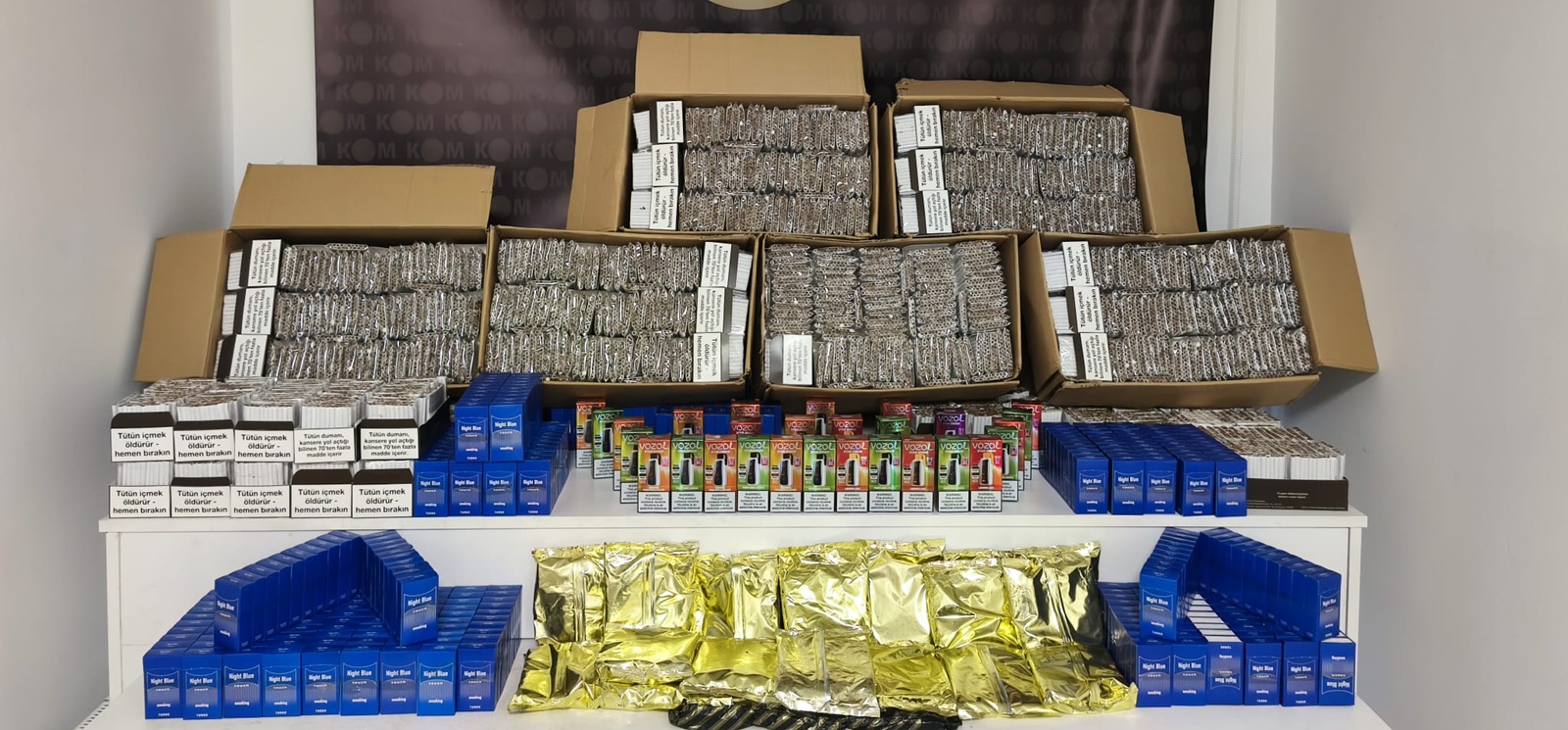 Kocaeli’nde Kaçak Tütün Baskını: 2 İş Yerine Eş Zamanlı Operasyon