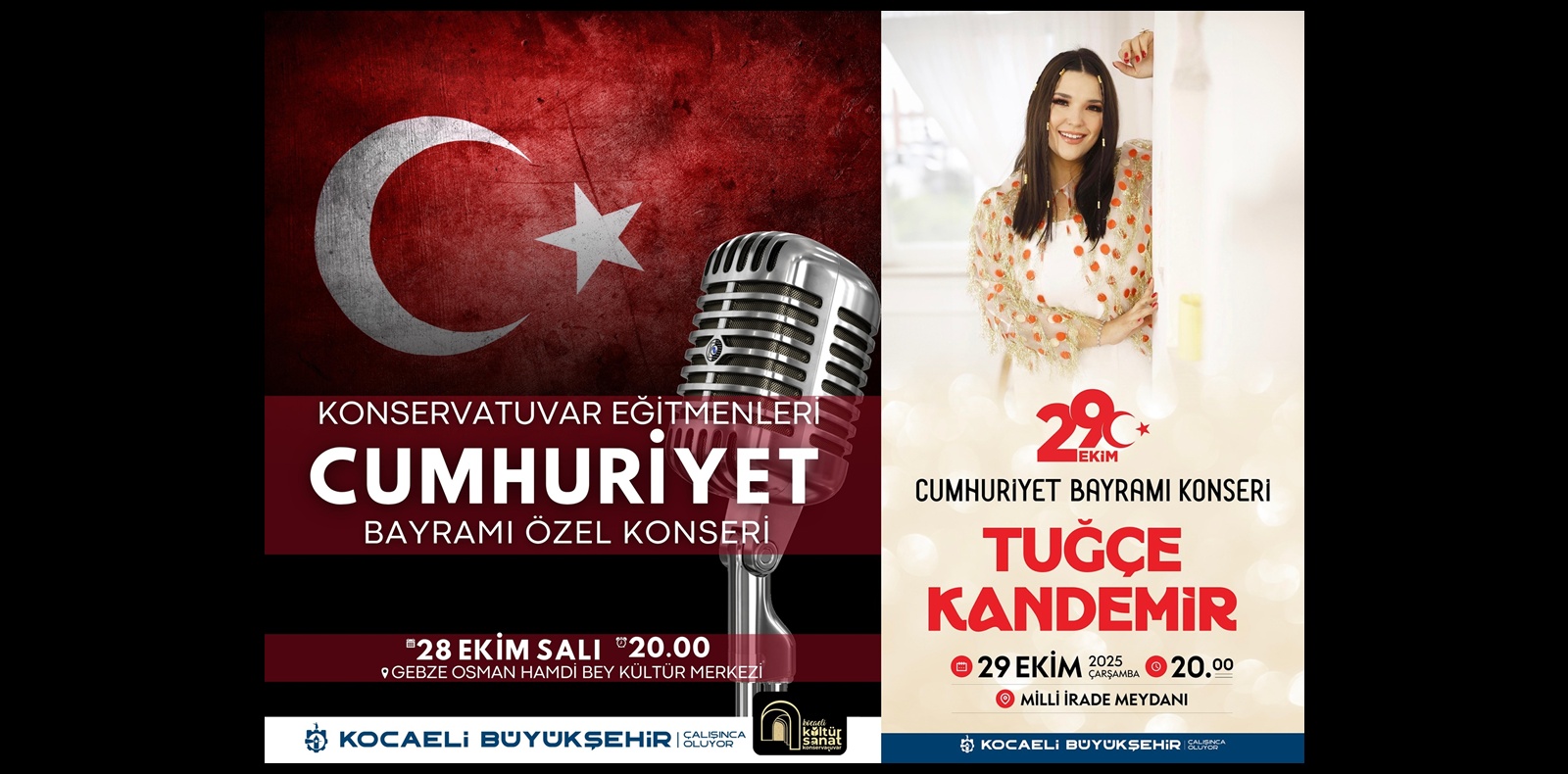 Kocaeli’nde Cumhuriyet coşkusu iki gün sürecek!