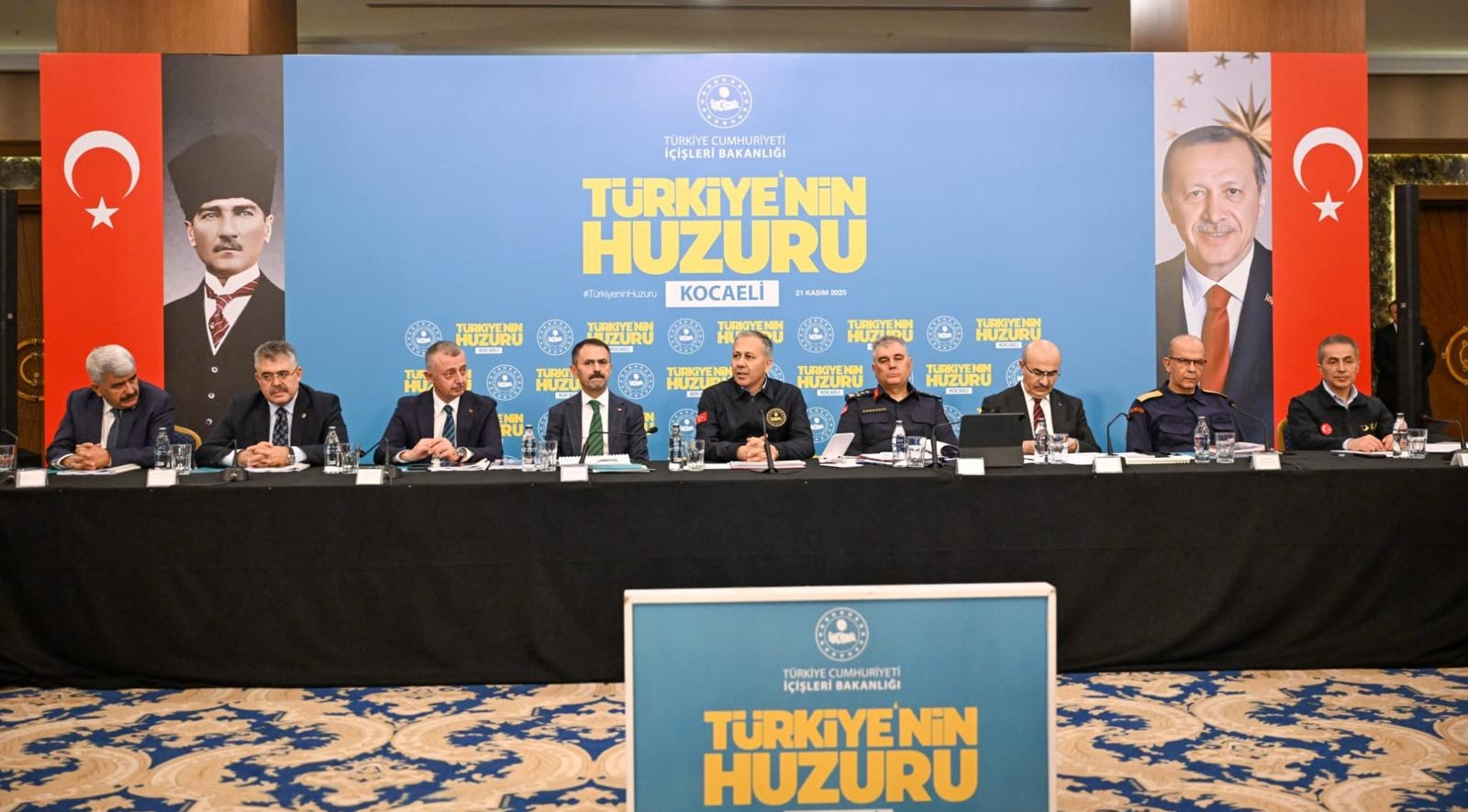 İçişleri Bakanı Ali Yerlikaya Başkanlığında “Türkiye’nin Huzuru Toplantısı” Kocaeli’nde Gerçekleştirildi