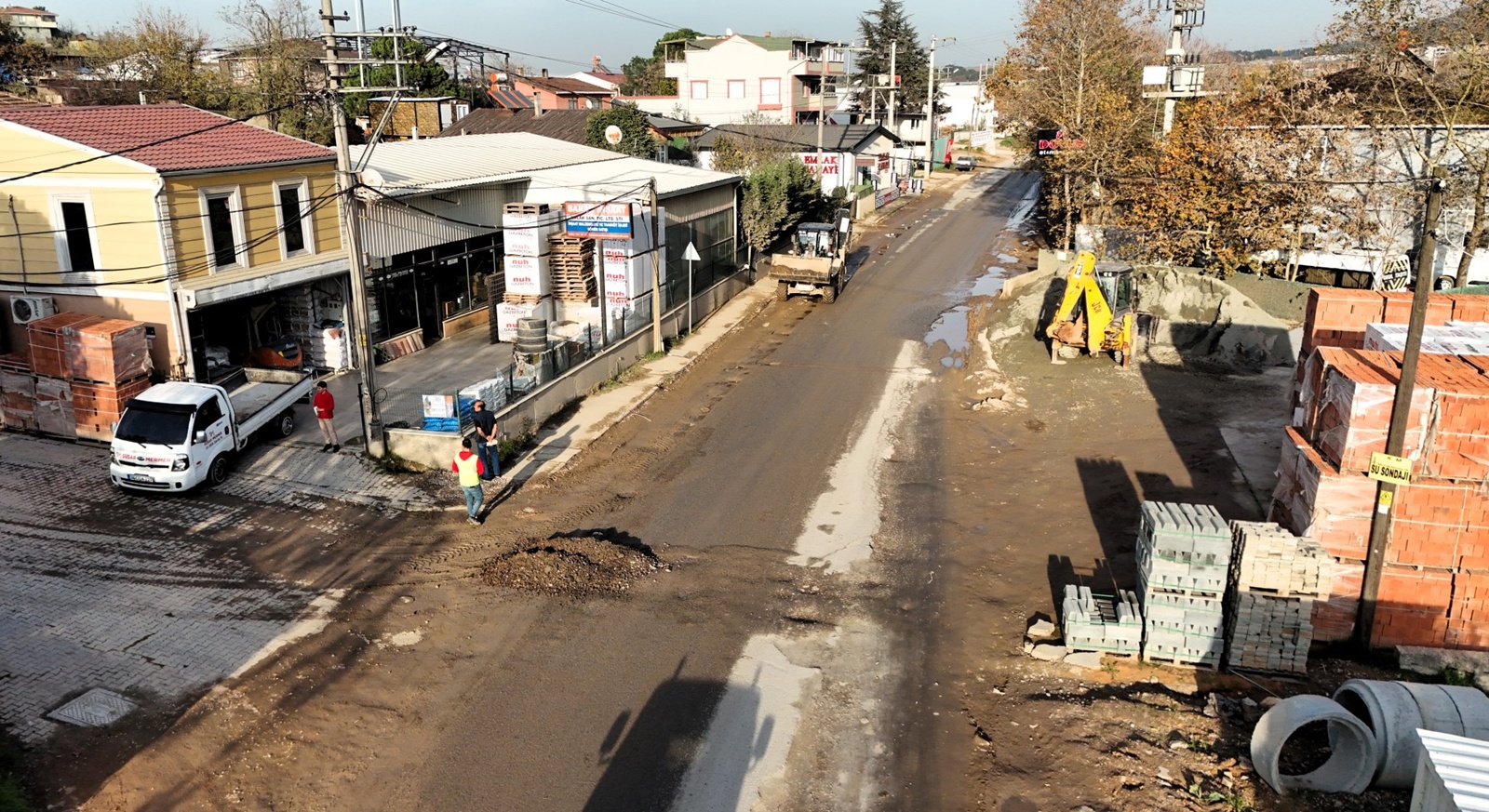 Gebze Balçık’ta yol konforu artıyor