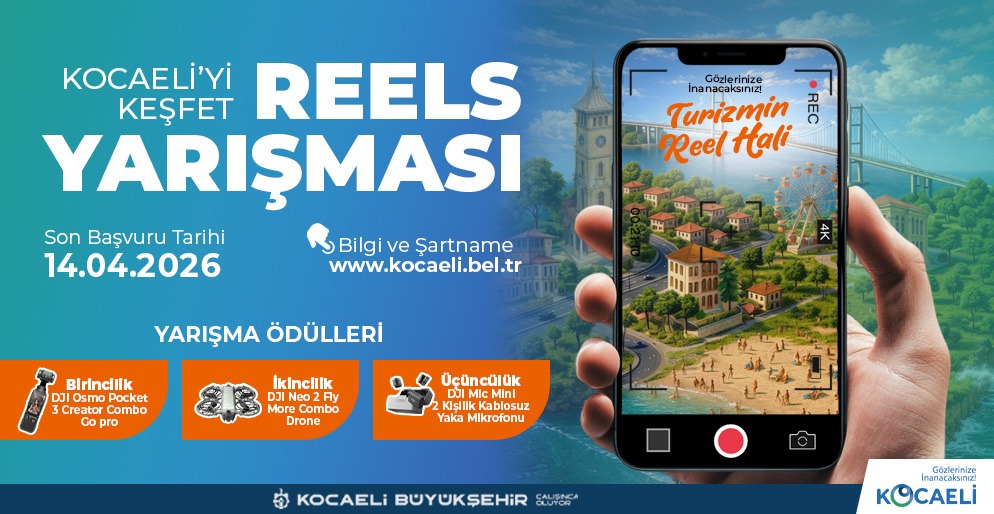 Kocaeli’ni 60 saniyede anlat, ödülü kap