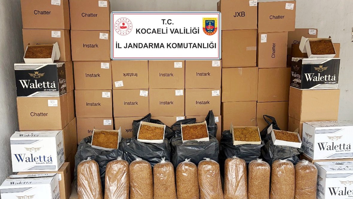 Kocaeli’nde Kaçak Tütün Baskını: 1 Milyon TL’lik Ürün Ele Geçirildi