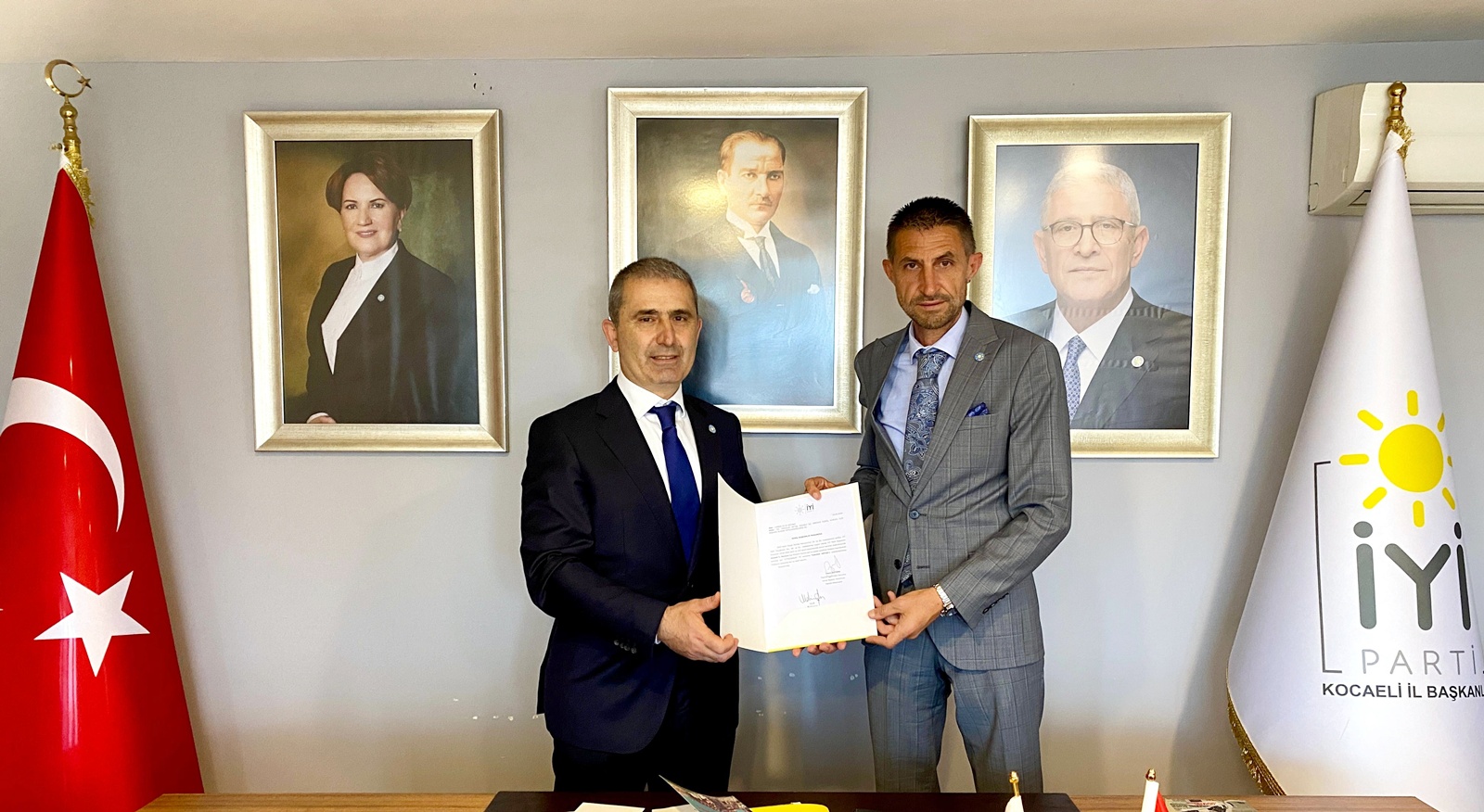 İYİ Parti Derince İlçe Başkanlığı’na Yadullah Aktaş Atandı