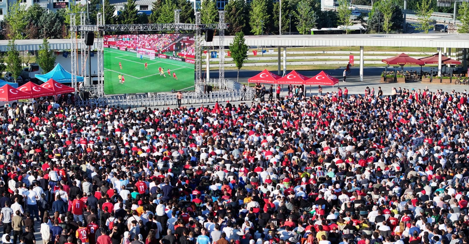 Kocaeli, Dünya Kupası Heyecanını Meydanda Yaşadı