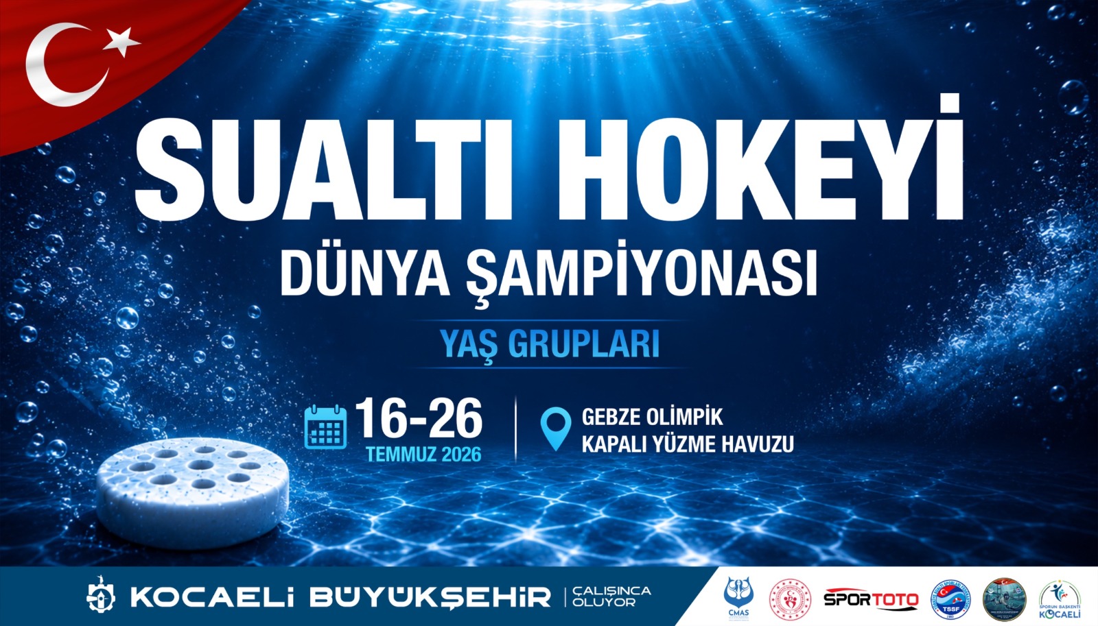 Dünyanın en iyileri Kocaeli’nde buluşuyor: Sualtı Hokeyi Dünya Şampiyonası başladı