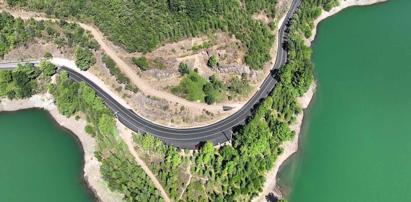 Yuvacık Barajı yolunda kapsamlı yenileme tamamlandı