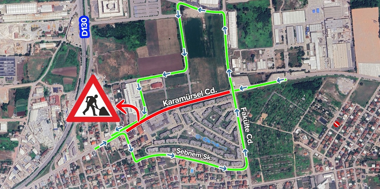 Karamürsel Caddesi trafiğe kapanıyor