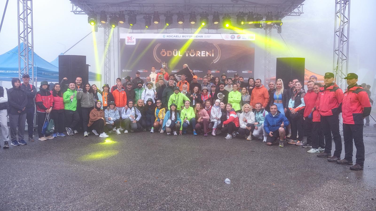 Kocaeli Ultra Trail’de kupalar sahiplerini buldu