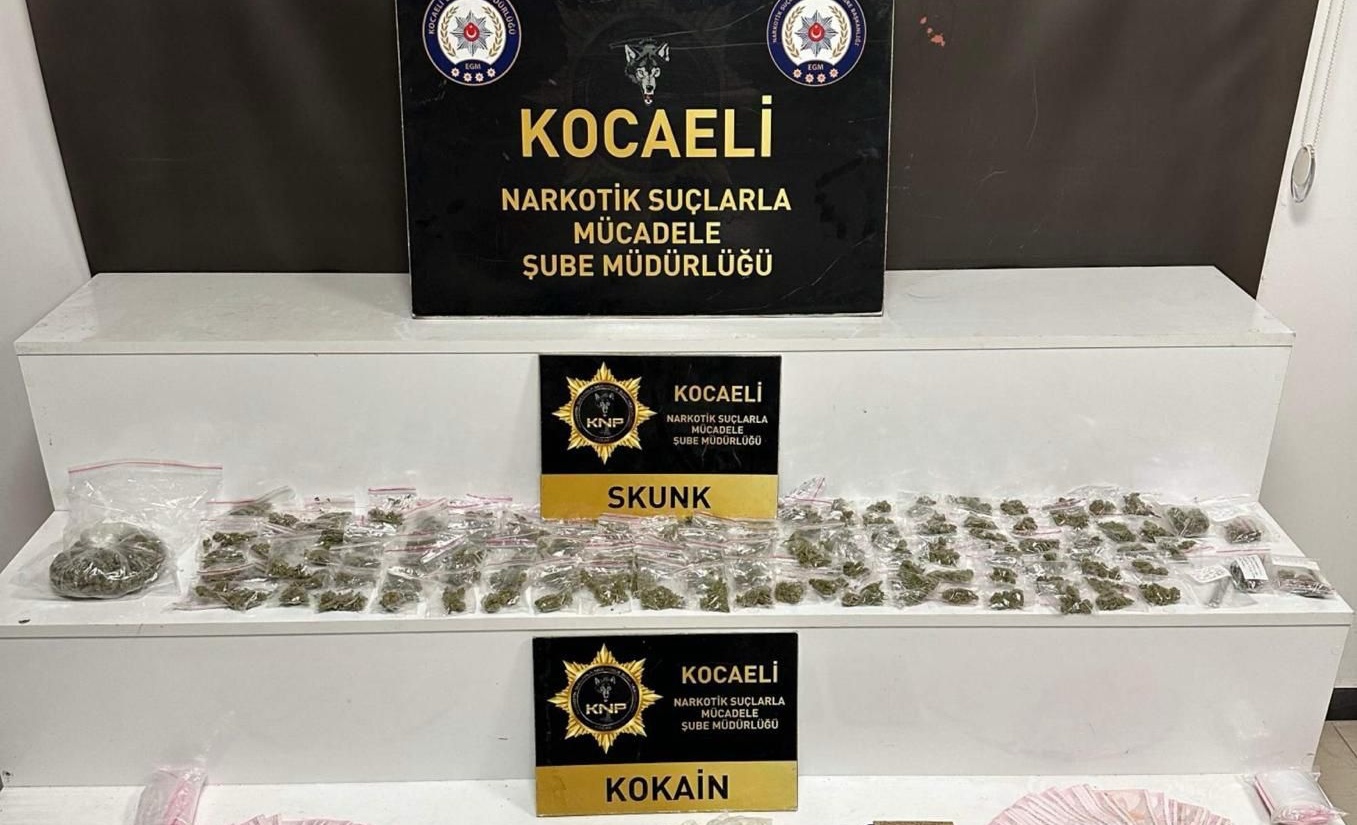Kocaeli’nde uyuşturucu operasyonu: 5 şüpheli tutuklandı
