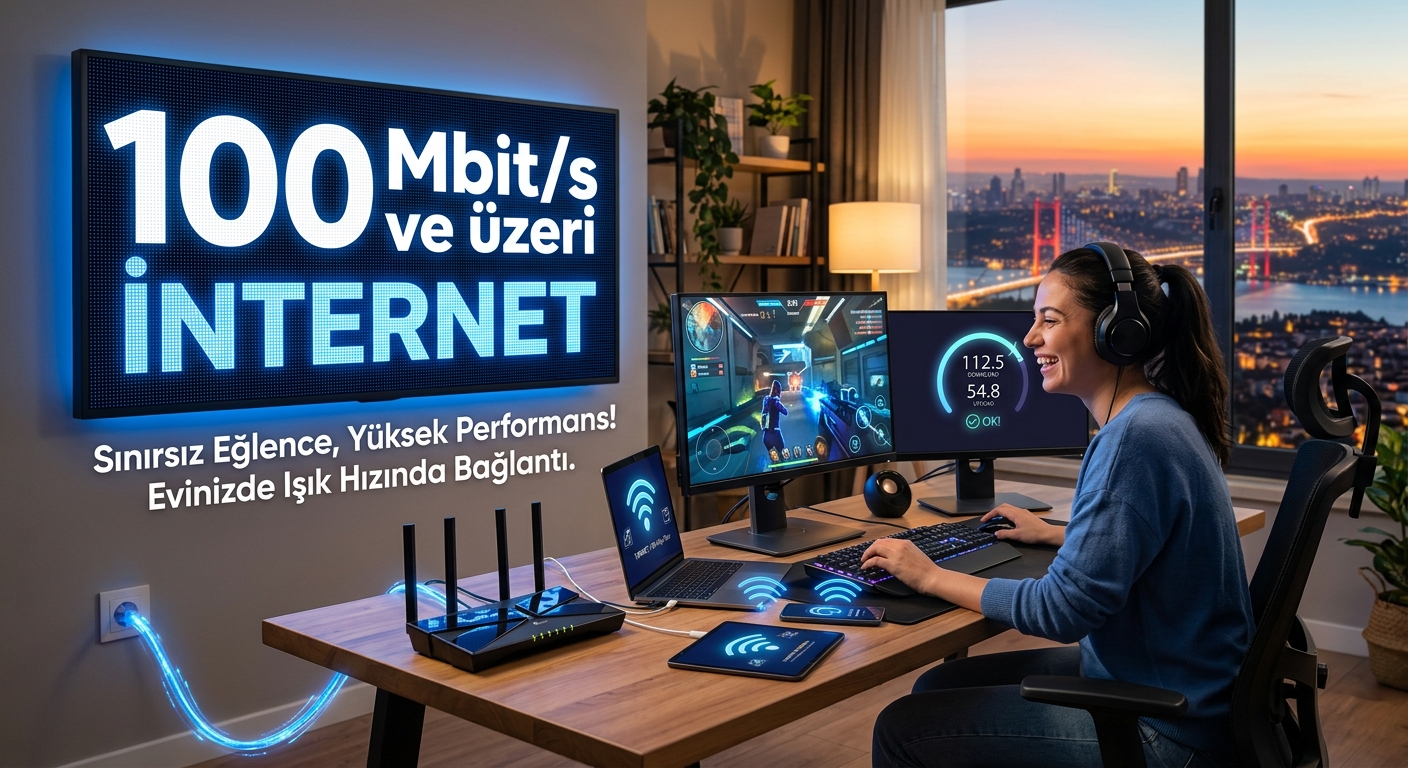 Girişimlerin %52,9’u 100 Mbit/s ve üzeri internet kullandı