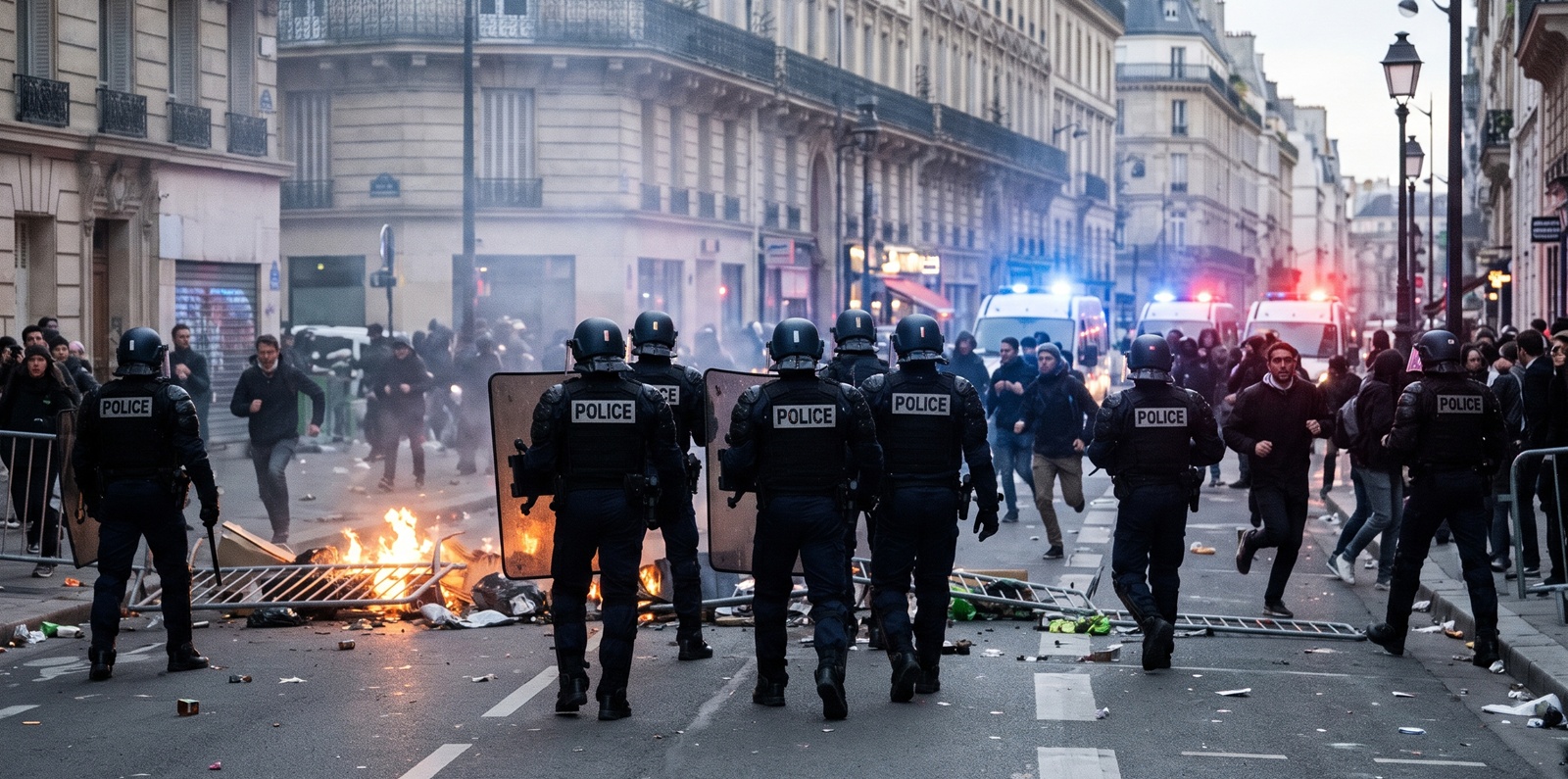 Paris Sokaklarında Tansiyon Yükseldi: Çıkan Olaylarda 126 Kişi Adli Gözaltına Alındı