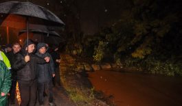 Vali Aktaş ve Başkan Büyükakın’dan Gece Boyunca Yağış Mesaisi