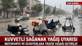 Kocaeli’nde şiddetli yağış uyarısı: Motokurye ve scooterlara trafik yasağı getirildi