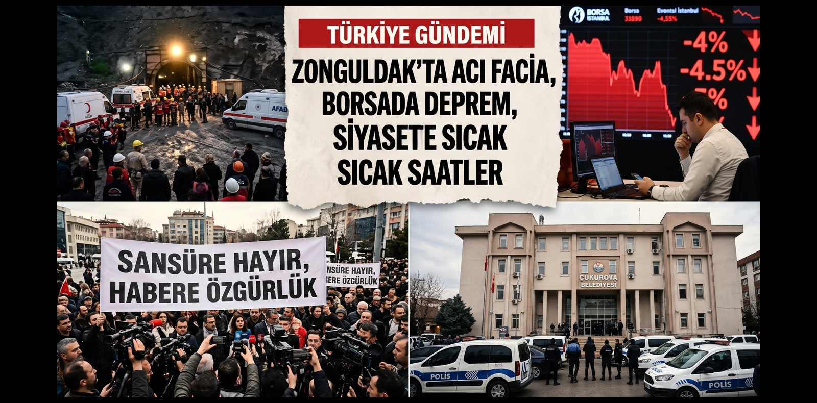 Zonguldak’ta acı facia, borsada deprem, siyasette sıcak saatler: İşte Türkiye’nin kilitlendiği gelişmeler